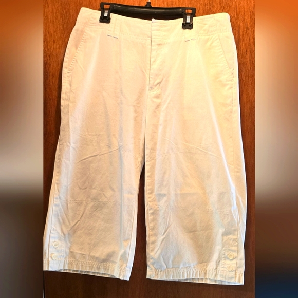 Dockers Pants - Dockers Womens White Capri/peddle Pushers Sz10